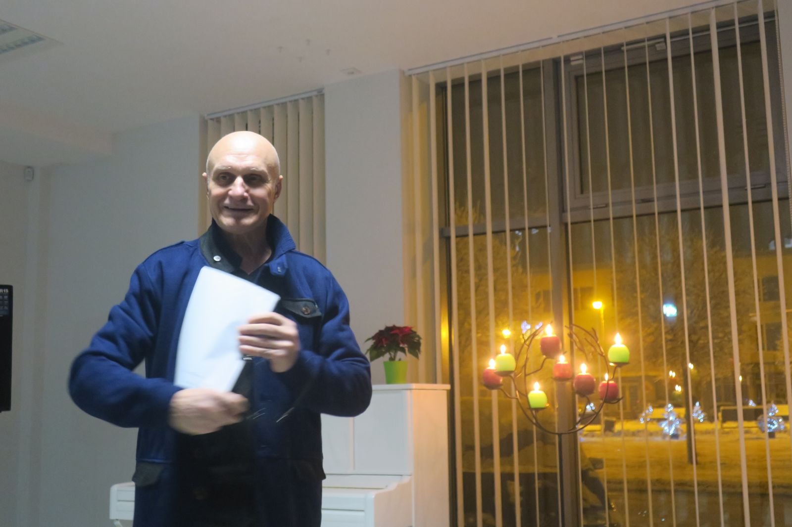 Poeto Jono Strielkūno kūrybos vakaras Rokiškio Juozo Keliuočio viešojoje bibliotekoje (2019 m.)