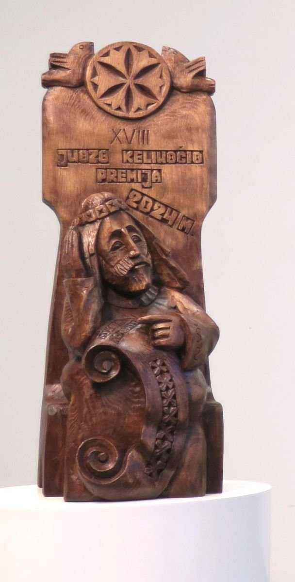 Juozo Keliuočio literatūrinės premijos įteikimas istorikui Rimantui Mikniui (2024 m.)